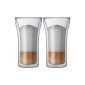 Bodum 4547-10 Assam 2 pcs glass, double wall, 0.4 l (household goods)