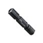 LiteXpress WORKX SOS 1, aluminum flashlight, 1 CREE high power LED light output up to 217 lumens, SOS Flashing for emergencies, power indication by ANSI standard, black (household goods)