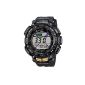 Casio - PRG-240-1E - Pro-Trek - Men Watch - Automatic Digital - LCD Dial - Bracelet Resin Black (Watch)