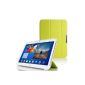 iHarbort® Samsung Galaxy Tab 10.1 Case 3 Case - Ultra Slim Leather Case Cover Case with Stand for Samsung Galaxy Tab 10.1 P5200 P5210 3 Smart Cover Stand Pouch Case (PU Leather, Ultra Slim Fin) Galaxy Tab 3 10.1 Cover Case (green) (Devices electronic)
