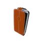Façonnable FACOSELGS3O Flap Leather Case for Samsung Galaxy S3 Orange (Accessory)