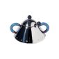 Alessi 9097 Sugar bowl with spoon Small Stainless Steel 18/10 PA handles Brilliant Light Blue (Kitchen)