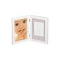 My Sweet Memories 34122000 to 2-piece frame for photo and Baby Footprint, white (Baby Product)