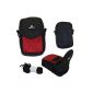 Case4Life Red / Black Digital Camera Case Camera Case For Nikon Coolpix L2 *, S **** Series inc L25, L27, L28, L29, L30, L31, S33, S2900, S3100, S3500, S3600, S3700, S6600, S6700, S6900 S7000 - lifetime warranty (electronics)