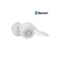 ARCTIC P311 White - Stereo Bluetooth Headset with integrated microphone and Case - 20 hours playing time - perfect for traveling and playing sports (Wireless Phone Accessory)