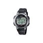 Casio - W-212H-1A - Sports - Mixed Watch - Quartz Digital - LCD Dial - Bracelet Resin Black (Watch)