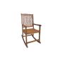 Rocking chair made of acacia hardwood, oiled surface, exterior, FSC®-certified (garden products)
