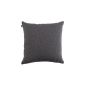 Linum Pepper Cushion Cover 50cm x 50cm G19 gray, 100% pre-washed cotton, zipper, pillowcase, home textiles