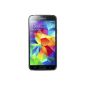 Black 4G Samsung Galaxy S5 SM-European Warranty G900FZKAITV (Electronics)