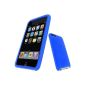 igadgitz Case Pouch Case color Silicone Blue Case for Apple iPod Touch 2nd 2G 3G 2nd & 3rd Generation 8gb, 16gb gb, 32gb & 64 go gb + Screen Protector (Accessory)