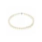 Willy jewelry shell pearl pearl necklace pearl necklace - Muschelkernperlen chain necklace white High quality magnetic closure dmk3017-45 (14mm) (Jewelry)