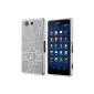 Cruzerlite Bugdroid Circuit Case for Sony Xperia Z3 Compact - Retail Packaging - Clear (Wireless Phone Accessory)