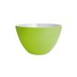 Zak Designs Duo Bowl 1283-1896, 28 cm, green / white (household goods)