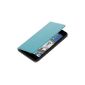 kwmobile® Flip Cover Cases for Wiko Rainbow 3G / 4G in light blue - Practical and chic protection for mobile (Wireless Phone Accessory)
