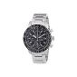 Seiko - SSC009 - Men Watch - Quartz Chronograph - Alarm / Stopwatch / Solar - Stainless Steel Bracelet Silver (Watch)
