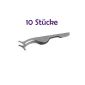 10 Stükce Multifunctional stainless steel tweezers (for False Eyelashes) (Health and Beauty)