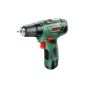 Bosch PSR 10.8 LI-2 Home Series Cordless Drill + screwdriver + battery and charger + trunk (10.8 V, max. 22 Nm, 0.95 kg) (tool)