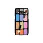 Black hard cover for Galaxy Core 4G with print makeup palette Reasons (Electronics)