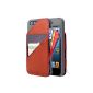 iPhone 5 Wallet Case - FYR Place 9 cards - Italian vegetable tanned leather - tan - Quickdraw of Huskk (Wireless Phone Accessory)