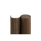 PVC blinds mat / Screening fence for garden, balcony and terrace, 80 x 800 cm (Consisting of 2 mats with each 2x 4m length), brown (household goods)