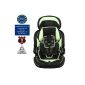 Car seat evolutionary 1,2,3 Group for babies and children from 9 to 36 kg.  Colors: black, light green (Nursery)