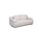 B-famous sofa bed Ulm-FK PU, white 200x91 cm (household goods)