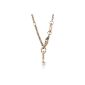 Fossil Ladies Necklace Golden metal rose gold IP JF00703791 (jewelry)