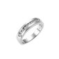 ZEEme Stainless Steel Ring with crystals Size 10 54 389070007-054 (jewelry)
