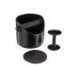 Barista-Set black base: Knock-off boÃ®te, sabotage, rubber press-on belt (Kitchen)