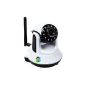 New Megapixel HD 1280x720p Wireless mini surveillance camera with IRCUT P2P Panorama / Orientation 2-way audio mobile device support HD Infrared Camera Home Security Infrared surveillance camera supports WEP / WPA / WAP2 Night Vision FTP IE 64bit Built-in microphone / speaker allows you to work directly with people to talk (Electronics)