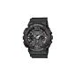 Casio - GA-120-1AER - G-Shock - Men Watch - Quartz Analog - Digital - Black Dial - Black Resin Bracelet (Watch)