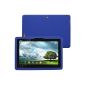 Skque Silicone Case Skin Case Skin Case Cover for Asus Eee Pad Transformer Prime TF201 - Cover in Blue (Personal Computers)