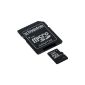 Kingston SDC4 / 8GB microSDHC Card - Class 4 - 8GB with SD Adapter (Electronics)