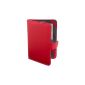 The original Gecko Case for AMAZON 3 Keyboard (for 15 cm / 6 inch display) Cover Red / Red - This case reinforces the book character