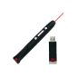 August LP170B - Cordless Presenter with Red Laser Pointer - Cordless Powerpoint Remote with 