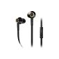 Philips Fidelio S2BK / 00 Premium In-Ear headphones including Universal Headset function (13,5mm sound system, hi-res audio, Turbo Bass technology; Acoustic Pipe). Black / gold (electronics)