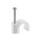 Wentronic Cable Clamp 8.0 mm white (100 pieces) (Accessories)