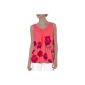 CASPAR - Light blouse SILK Women / Tank flowered - several colors - BLU004 (Clothing)