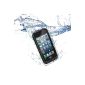 Aursen® Dustproof Plastic Waterproof [Suitable for fingerprint] Cases Bumper iPhone 5 / 5S (Black) (Electronics)