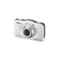 Nikon Coolpix S32 Digital Camera (13 Megapixel, 3x optical wide-angle zoom, 6.7 cm (2.7 inch) LCD monitor, full HD video function, creative effects, water-proof, shock-proof) White (Electronics)
