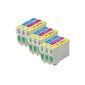 3x Compatible C / M / Y Color set of printer ink cartridges - Cyan / Magenta / Yellow to replace T0712, T0713, T0714 (3 inks) for use in Epson Stylus D78 D92 D5050 D120 DX400 DX4000 DX4050 DX4400 DX4450 DX5000 DX5050 DX6000 DX6050 DX7400 DX7450 DX8400 DX8450 DX7000F DX9400 DX9400F BX300F BX310FN SX115 SX200 SX205 SX210 BX3450 SX215 SX218 SX400 SX405 SX415 SX600FW SX510W SX515W SX610FW (Office Supplies)