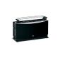 Braun HT 550 MultiToast long slot toaster with 1000 watts black (household goods)