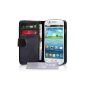 Samsung Galaxy S3 Mini Galaxy S3 Mini Case Black PU Leather Wallet Case (Accessories)