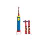 SPAR-SET: 1 Braun Oral-B Advance Power Kids 950 TX electrical Kids toothbrush + 2er Stages Power Brush Heads Mickey Mouse