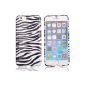Voguecase® TPU Silicone Cover Case Shell Cover Case Cover for Apple iPhone 6 (4.7 inch) (Zebra) + Free Stylus Universal random screen (Wireless Phone Accessory)
