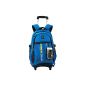 Lalawow School Bag with wheels rolling travel bag with telescopic handle four colors boy girl children