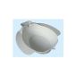 Sitz bath bidet toilet seat bath insert made of plastic and with soap dish, color: white top quality