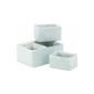 Kela 21781 Set of baskets Rimossa - PP plastic inner lining, 5-piece, white (household goods)