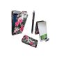 SAMSUNG GALAXY S4 MINI I9190 VARIOUS DESIGN PU LEATHER CASE + FREE STYLUS (Case with Portfolio) - Cover / Wallet Style Leather (PINK FLOWER DARK GREY CARD FLIP) (Clothing)