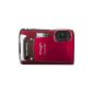 Olmpus TG-820 Digital Camera (12MP, 5x opt. Zoom, 3 inch display, True Pic 6 processor, waterproof up to 10m, cold-resistant, dust-, shock- and shatter-proof) Red (Electronics)